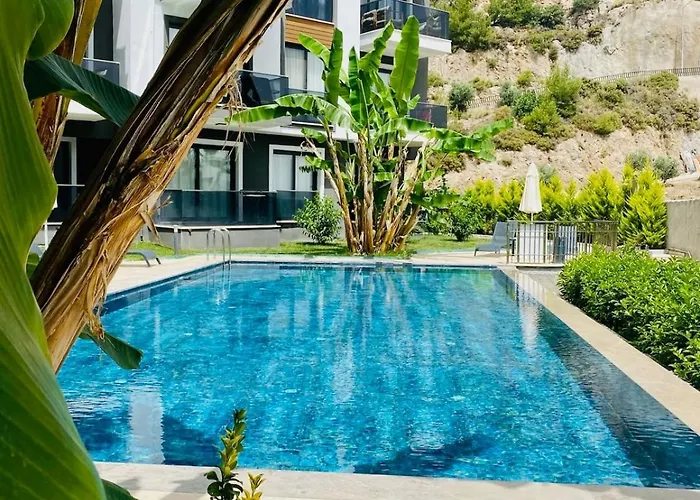 Апартаменты Stylish Lounge With Pool & Views Фетхие