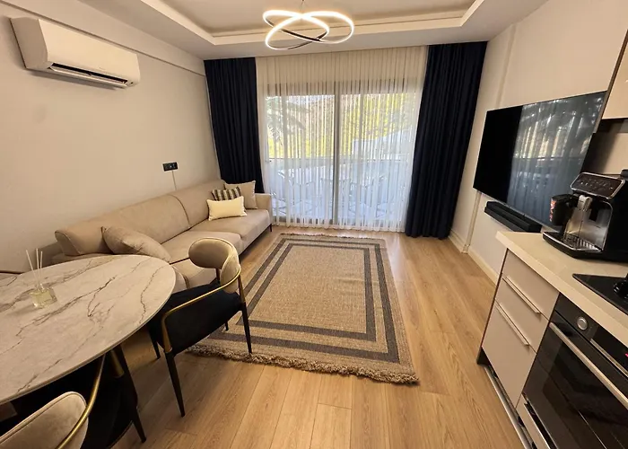 Апартаменты Stylish Lounge With Pool & Views Фетхие