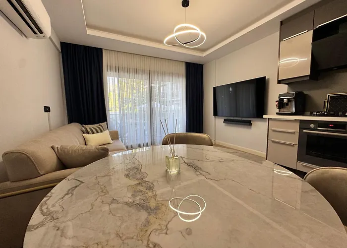 Апартаменты Stylish Lounge With Pool & Views Фетхие